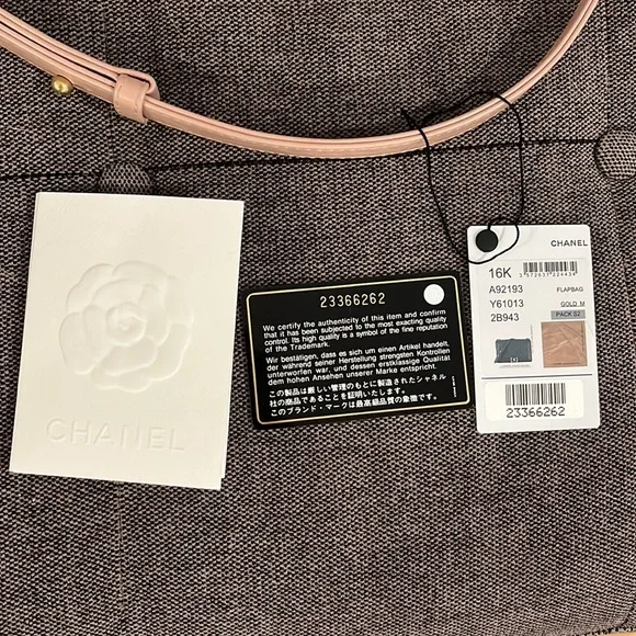 Chanel Quilted Boy Flapbag in Nude Pink w/Gold / RARE EUC - Picture 15 of 15